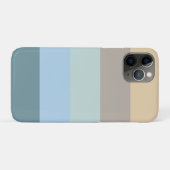 Coques Case-Mate iPhone Combo Cinq Couleurs - Sable Brown Bleu Beige Turqu (Dos (Horizontal))