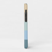 Coques Case-Mate iPhone Combo Cinq Couleurs - Sable Brown Bleu Beige Turqu (Dos/Gauche)