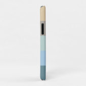 Coques Case-Mate iPhone Combo Cinq Couleurs - Sable Brown Bleu Beige Turqu (Dos/Droite)