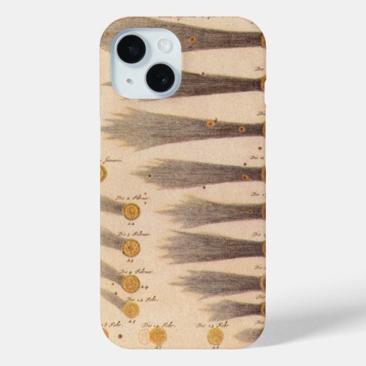 Coques Case-Mate iPhone Comètes de Stanislaw Lubieniecki, Astronomie Vinta (Verso)
