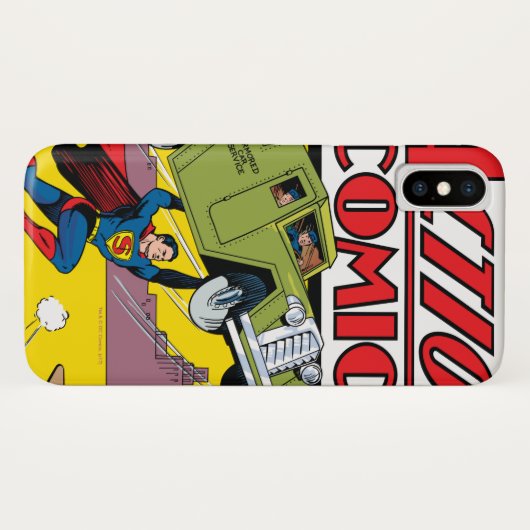 Coques Case-Mate iPhone Comics d'action #33 (Dos (Horizontal))