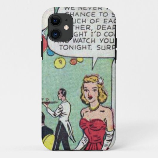 Coques Case-Mate iPhone Comique romantique de les années 50 (Dos)