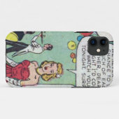 Coques Case-Mate iPhone Comique romantique de les années 50 (Dos (Horizontal))