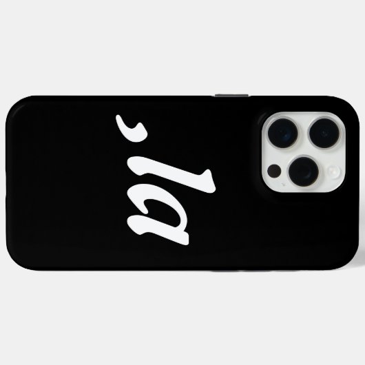 Coques Case-Mate iPhone Comma La Kamala Harris - Conception de texte custo (Verso (horizontal))