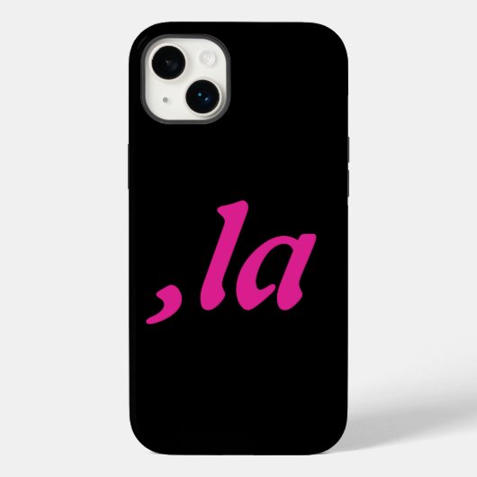Coques Case-Mate iPhone Comma La Kamala Harris - Conception de texte custo (Verso)