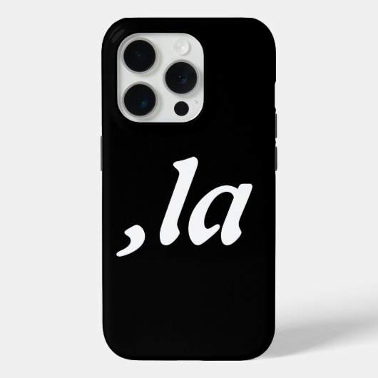 Coques Case-Mate iPhone Comma La Kamala Harris - Conception de texte custo (Verso)