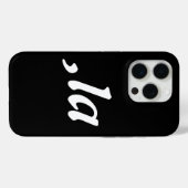 Coques Case-Mate iPhone Comma La Kamala Harris - Conception de texte custo (Verso (horizontal))