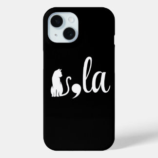 Coque Pour iPhone 15 Comma La Kamala Harris - maman chat pour Kamala