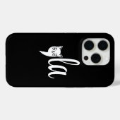 Coques Case-Mate iPhone Comma La Kamala Harris - mère de chat pour Kamala (Verso (horizontal))