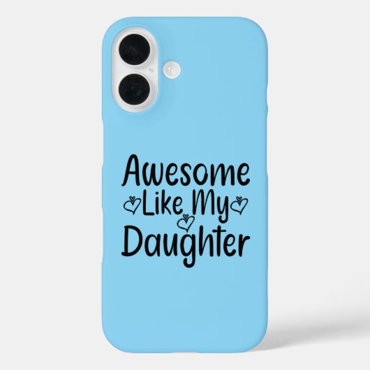 Coques Case-Mate iPhone Comme Ma Fille (Verso)