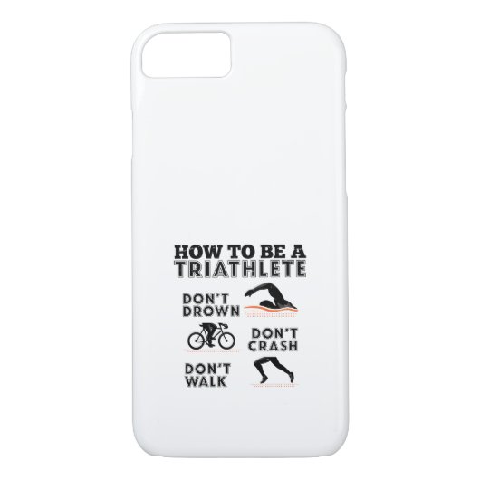 Coques Case-Mate iPhone Comment être un triathlon de Triathlete (Dos)
