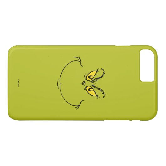 Coques Case-Mate iPhone Comment Grinch Stole Visage de Noël (Dos (Horizontal))