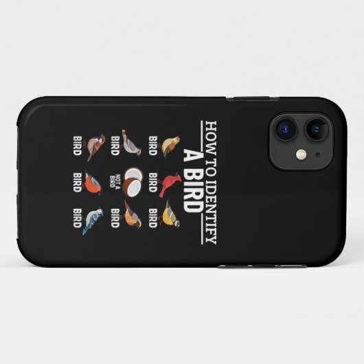 Coques Case-Mate iPhone Comment identifier un oiseau Drôle d'observation d (Dos (Horizontal))