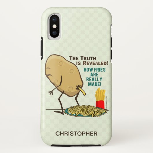 Coques Case-Mate iPhone Comment Les Fries Sont Vraiment Faits Ajouter Un N (Dos)