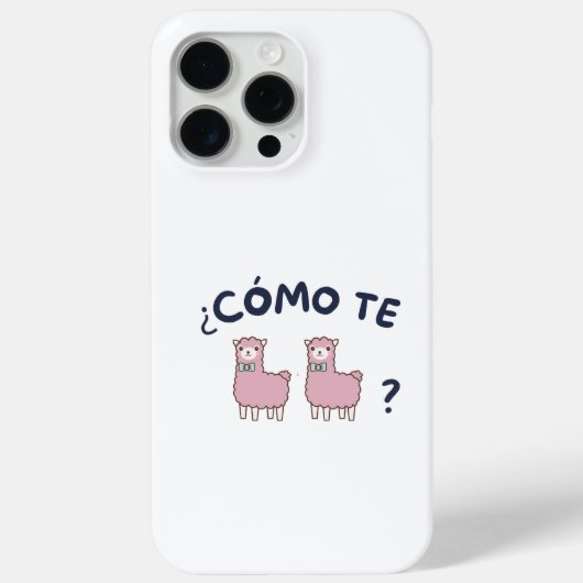 Coques Case-Mate iPhone Como the llamas (Verso)
