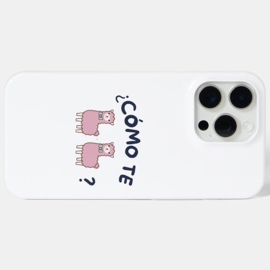 Coques Case-Mate iPhone Como the llamas (Verso (horizontal))