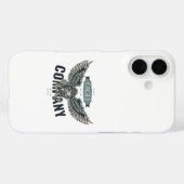 Coques Case-Mate iPhone Compagnie Retro Eagle Design Américain (Verso (horizontal))