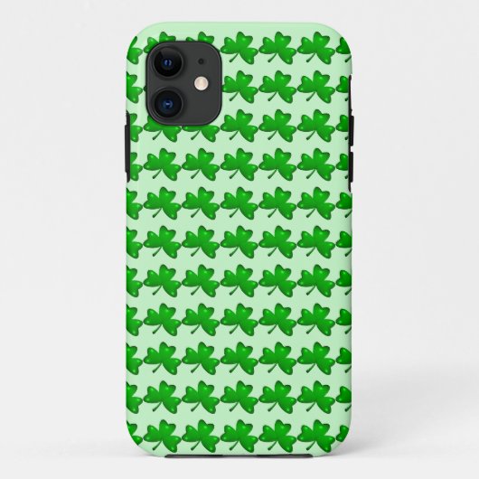 Coques Case-Mate iPhone Compagnon carrelé de cas de shamrock (Dos)