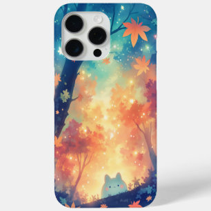 Coque iPhone 15 Pro Max Compagnon Chat Chaleureux d'Automne