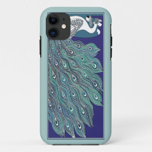 Coque Case-Mate Pour iPhone Compagnon de cas du paon iPhone5 de Nouveau d'art
