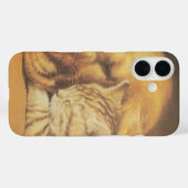 Coques Case-Mate iPhone Compagnons Éternels | Beaux Chat et Chien S'embras (Verso (horizontal))