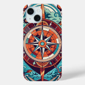 Coques Case-Mate iPhone Compas céleste (Verso)