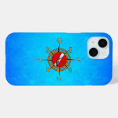 Coques Case-Mate iPhone Compas de plongée nautique (Verso (horizontal))
