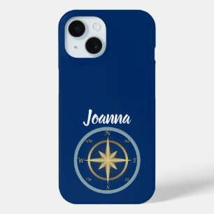 Coque Pour iPhone 15 Compas nautique