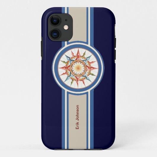 Coques Case-Mate iPhone compass rose - admini- (Dos)