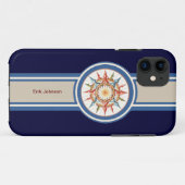 Coques Case-Mate iPhone compass rose - admini- (Dos (Horizontal))