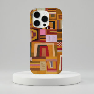 Coques iPhone 16 Pro Compensation, Art Géométrique Inspiré de Kandinsky