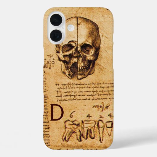 COQUES Case-Mate iPhone COMPÉTENCE ET DENTS, CLINIQUE DENTAIRE, MONOGRAMME (Verso)