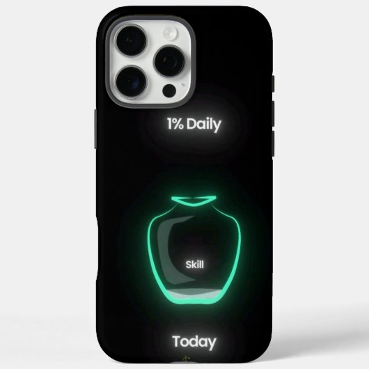 Coques Case-Mate iPhone Compétences 1% par jour - Début aujourd'hui (Verso)