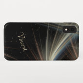 Coques Case-Mate iPhone Complications dans le ciel Script personnalisé (Dos (Horizontal))
