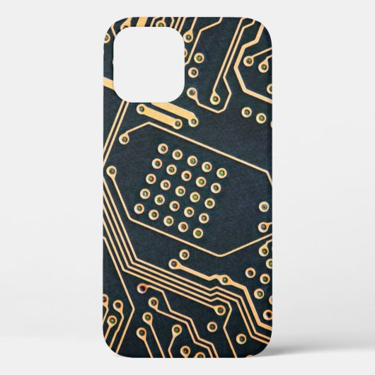 Coques Case-Mate iPhone Composants électroniques, gros plan de la carte in (Verso)