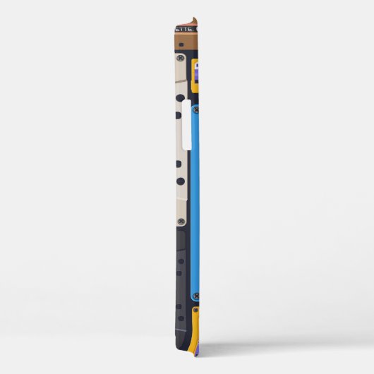 Coques Case-Mate iPhone Composition Abstraite des cassettes compactes (Verso / Droite)