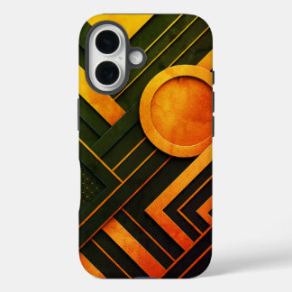 Coques iPhone 16 Composition Abstraite géométrique