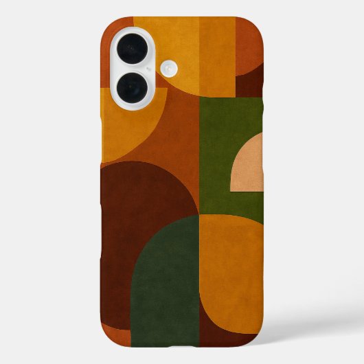 Coques Case-Mate iPhone Composition Abstraite Moderne du Milieu du Siècle (Verso)