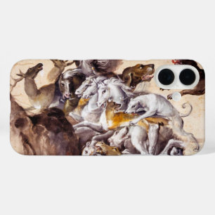 COQUES iPhone 16 PLUS COMPOSITION AVEC DES ANIMAUX, CHEVAUX D'ÉLEVAGE, C