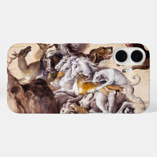 COQUES Case-Mate iPhone COMPOSITION AVEC DES ANIMAUX, CHEVAUX D'ÉLEVAGE, C (Verso (horizontal))