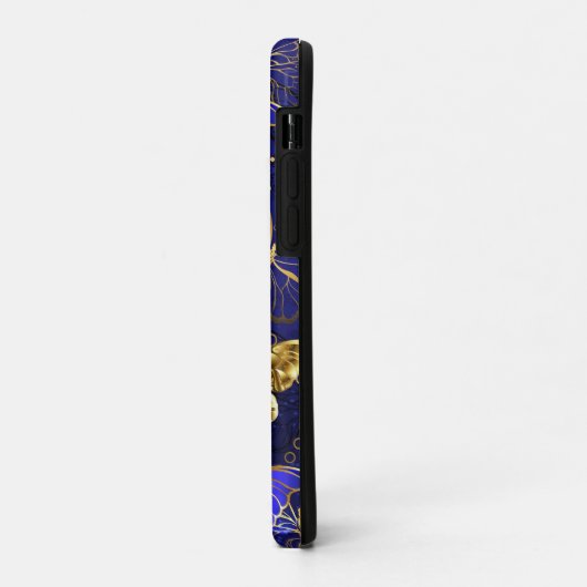 Coques Case-Mate iPhone Composition avec papillons de saphir (Dos/Gauche)