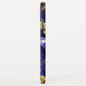 Coques Case-Mate iPhone Composition avec papillons Sapphire (Dos/Droite)