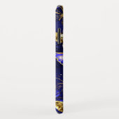 Coques Case-Mate iPhone Composition avec papillons Sapphire (Dos/Droite)