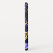 Coques Case-Mate iPhone Composition avec papillons Sapphire (Dos/Gauche)