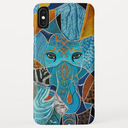 Coques Case-Mate iPhone Composition colorée Abstraite des éléphants (Dos)
