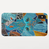 Coques Case-Mate iPhone Composition colorée Abstraite des éléphants (Dos (Horizontal))