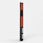 Coques Case-Mate iPhone Composition de Mondrian Rouge, Jaune, Bleu, Noir (Dos/Droite)