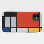 Coques Case-Mate iPhone Composition de Piet Mondrian Rouge Jaune Bleu Impr (Dos (Horizontal))