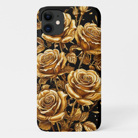 Coques Case-Mate iPhone ✨ Composition de radiance Rose Dorée 💛 Luxueuse (Dos)