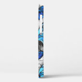 Coques Case-Mate iPhone Composition des White and Blue Butterflies (Verso / Gauche)